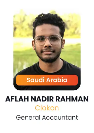 After Ledgergate's CMA course, Nadir placed at Clokon Saudi Arabia