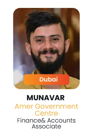 CMA student Munavar placed at Amer Government Centre