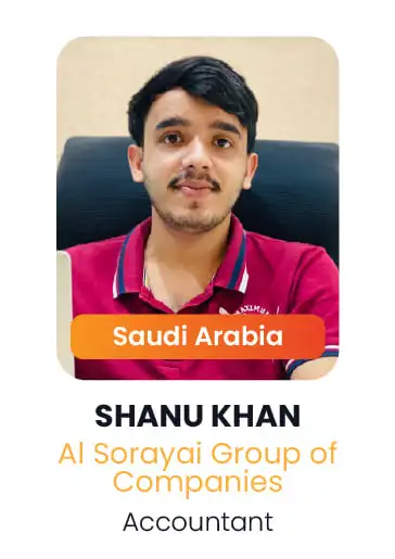 Shanu Placed at Saudi after CMA USA course